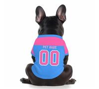 T-shirt de football personnalisé pour chien | Gilet sportif en jersey avec impression numérique pour chiens de petite, moyenne et grande taille Vêtements respirants pour animaux de compagnie avec
