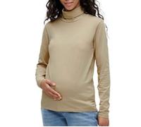 T-Shirt de Grossesse Beige Femme MamaliciousMia L