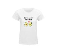 T-Shirt de Grossesse Femme on va Avoir Un bébé - annoncez la Bonne Nouvelle avec Style ! - M - BC