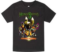 T-shirt de Heavysaurus - Metal-Kids - Pommesgabel - 128 à 164 - pour filles & garçonse - noir 14 Ans