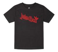 T-shirt de Judas Priest - Metal-Kids - Logo - 128 à 152 - pour filles & garçonse - noir 12 Ans