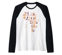 T-Shirt de la bibliothèque Africa Education is Freedom Manche Raglan