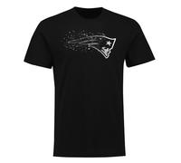 T-shirt de la NFL New England Patriots Shatter logo graphique maillot de foot...