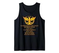 T-Shirt de la tournée Mondiale de Constantin Le Grand SPQR Funny Débardeur