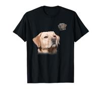 T-shirt de laboratoire jaune amusant avec photo de l'école du Labrador T-Shirt