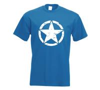 T-Shirt De L'Armée Des États-Unis Avec Étoile Imprimé Design Amusant