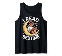 T-shirt de lecture avec inscription « I Read Past My Bedtime » Débardeur