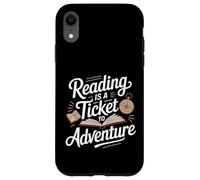 T-Shirt de Lecture Bookworm Adventure, Excellent Cadeau littéraire Coque pour iPhone XR