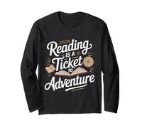 T-Shirt de Lecture Bookworm Adventure, Excellent Cadeau littéraire Manche Longue