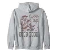 T-Shirt de Lecture rétro Cowgirl avec Un Bon Livre Western Sweat à Capuche