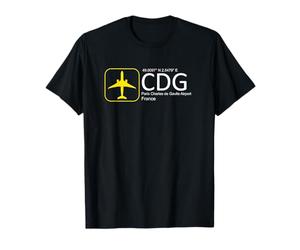 T-shirt de l'équipage de l'aéroport de Paris Charles de Gaulle Roissy T-Shirt