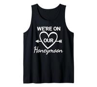 T-Shirt de Lune de Miel pour Couple « We're on Our Honeymoon » Débardeur