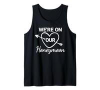 T-Shirt de Lune de Miel pour Couple « We're on Our Honeymoon » Débardeur