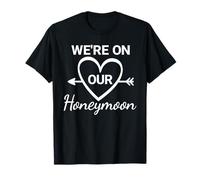 T-Shirt de Lune de Miel pour Couple « We're on Our Honeymoon » T-Shirt