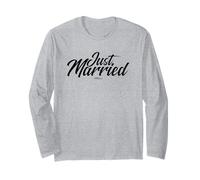 T-Shirt de Mariage Just Married Manche Longue