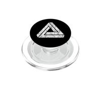 T-Shirt de mathématiques en Forme de Triangle Impossible PopSockets PopGrip pour MagSafe