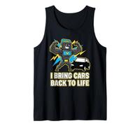 T-Shirt de mécanicien Funny Car Jump Starter Débardeur