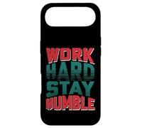 T-Shirt de Motivation avec Inscription « Work Hard Stay Humble » Coque pour iPhone Air