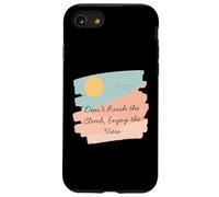 T-Shirt de Motivation Don't Rush The Climb Enjoy The View Coque pour iPhone SE (2020) / 7/8