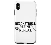T-Shirt de Motivation pour l'entraînement Hema - Reconstruct Refine Repeat Coque pour iPhone XS Max