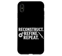 T-Shirt de Motivation pour l'entraînement Hema - Reconstruct Refine Repeat Coque pour iPhone XS Max