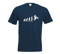 T-Shirt De Motocross Evolution Pour Hommes Imprimé Design