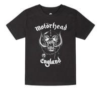 T-shirt de Motörhead - Metal-Kids - England - 92 à 164 - pour filles & garçonse - noir 10 Ans