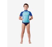 T-shirt de natation Mares Rash Guard à manches courtes bleu pour garçon - XS