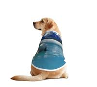 T-shirt de natation pour chien avec deux ours polaires - Vêtements pour chiens de grande et moyenne taille - Chemises confortables pour chien - Parfait pour un usage quotidien