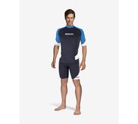 T-shirt de natation Rash Guard Trilastic à manches courtes noir bleu - S