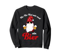 T-Shirt de Noël Amusant avec Inscription « Ho Ho HOL Mir Mal EIN Bier Fun » Sweatshirt