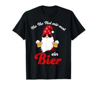 T-Shirt de Noël Amusant avec Inscription « Ho Ho HOL Mir Mal EIN Bier Fun » T-Shirt