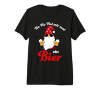 T-Shirt de Noël Amusant avec Inscription « Ho Ho HOL Mir Mal EIN Bier Fun » T-Shirt Haut de Gamme
