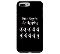 T-shirt de Noël amusant Lords A-Leaping Tee shirt Coque pour iPhone 7 Plus/8 Plus