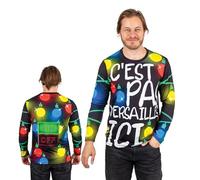 P'tit Clown re22788, T-Shirt de Noël - C'est Pas Versailles Ici Taille L/XL