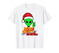 T-Shirt de Paix Alien Greetings from Planet Ho Ho Ho T-Shirt Graphique avec Valeur