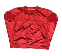 T-shirt de performance coloré en tissu stretch pour garçon, adapté pour la danse, le chœur et les loisirs., rouge, M