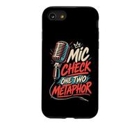 T-Shirt de poésie orale Mic Check One Two Metaphor Coque pour iPhone SE (2020) / 7/8