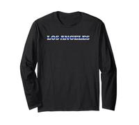 T-Shirt de Police de Los Angeles Thin Blue Line LAPD Manche Longue