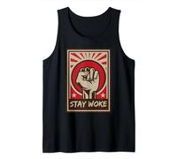 T-shirt de protestation Stay Woke Resist Fist Débardeur