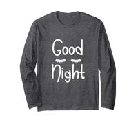 T-Shirt de Pyjama Good Night Sleepy Lashes Manche Longue