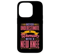 T-shirt de remplacement du genou pour femme, nouvelle chirurgie du genou Coque pour iPhone 14 Pro