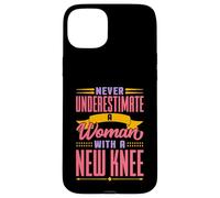 T-shirt de remplacement du genou pour femme, nouvelle chirurgie du genou Coque pour iPhone 15 Plus