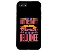 T-shirt de remplacement du genou pour femme, nouvelle chirurgie du genou Coque pour iPhone SE (2020) / 7 / 8