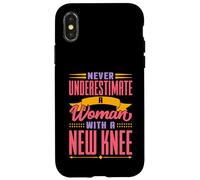T-shirt de remplacement du genou pour femme, nouvelle chirurgie du genou Coque pour iPhone X/XS