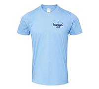 T-shirt de rugby 100 % Écosse Six Nations pour homme, bleu ciel, M