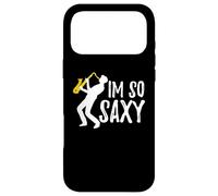 T-Shirt de Saxophone Jazz Amusant pour Les Membres du Groupe I'm So Saxy Coque pour iPhone 17 Pro Max
