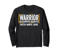 T-Shirt de Sensibilisation aux handicaps développementaux Warrior Manche Longue