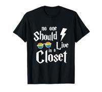 T-shirt de sensibilisation aux LGBT No One Should Live In A Closet T-Shirt