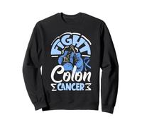 T-Shirt de Soutien Bleu pour Lutter Contre Le Cancer du côlon Sweatshirt